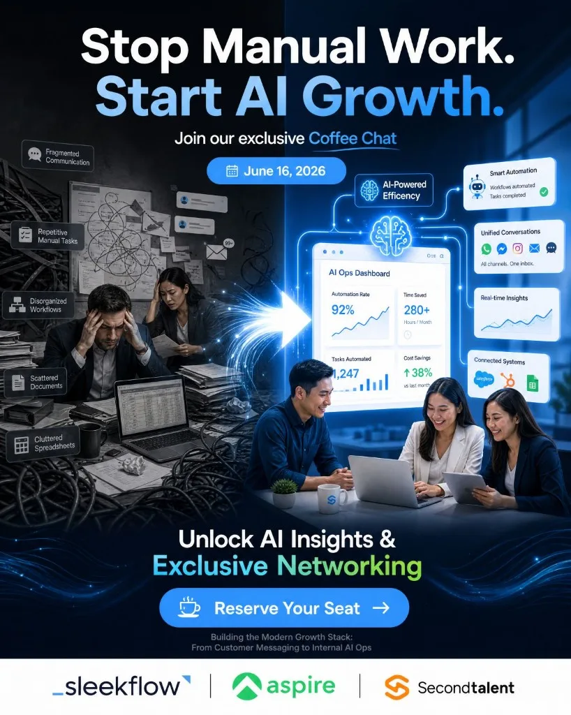 Sleekflow Aspire event visual